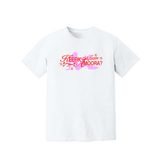 KEEFIK AMOORA? UNISEX TEE - WHITE