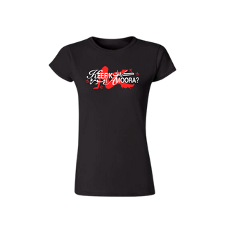 KEEFIK AMOORA? WOMENS TEE - BLACK